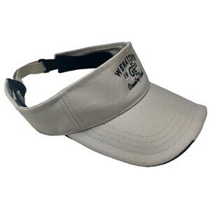 Wenatchee Country Club Visor Cap‎ Unisex Adjustable Twill Cap White Strap